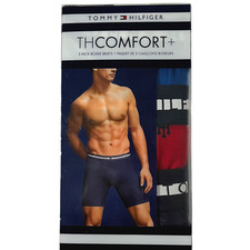 Tommy Hilfiger Mens Boxer Briefs Size M L XL Soft Underwear Blue Red 3 Pack