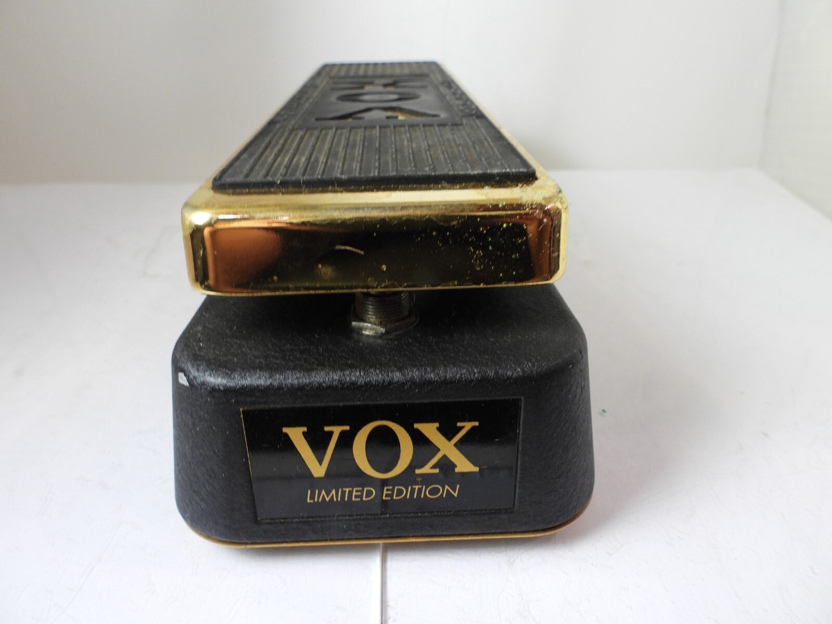 Rare Vox V847 Wah Limited Edition Gold Plated Effects Pedal Free