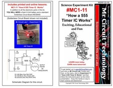 MC1-11  Mr Circuit Science  Experiment Kit -How A 555 Timer Works-