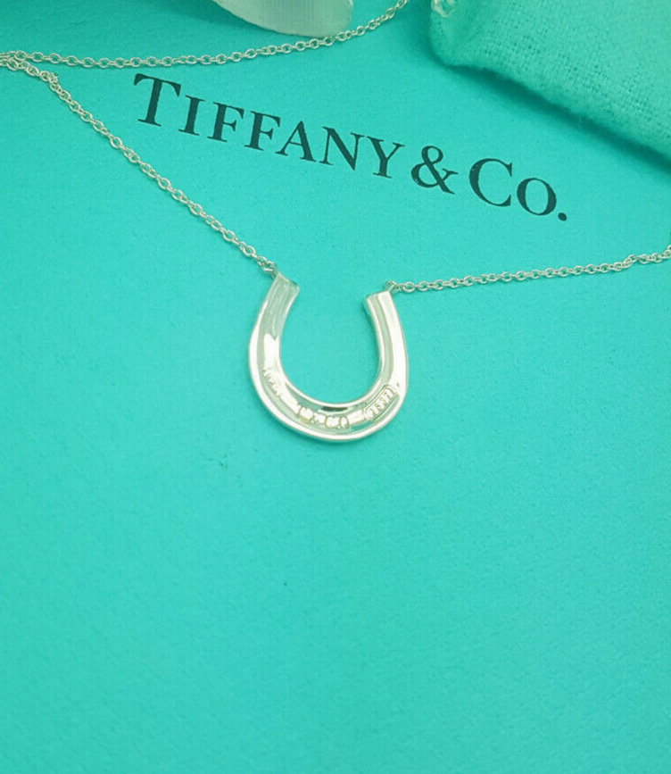 アクセサリー Tiffany & Co. Horseshoe Necklace 925 Tiffany & Co. Rare 1837 Lucky Horseshoe Horse Shoe Pendant 18