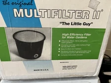 Water Garden Filter 100-350 gallons Multifilter II The Little Guy 10” x 7-3/4”