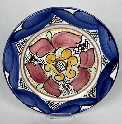 HNOS Martinez SL Hand Painted Plate Dish Wall Spain Spanish Vintage