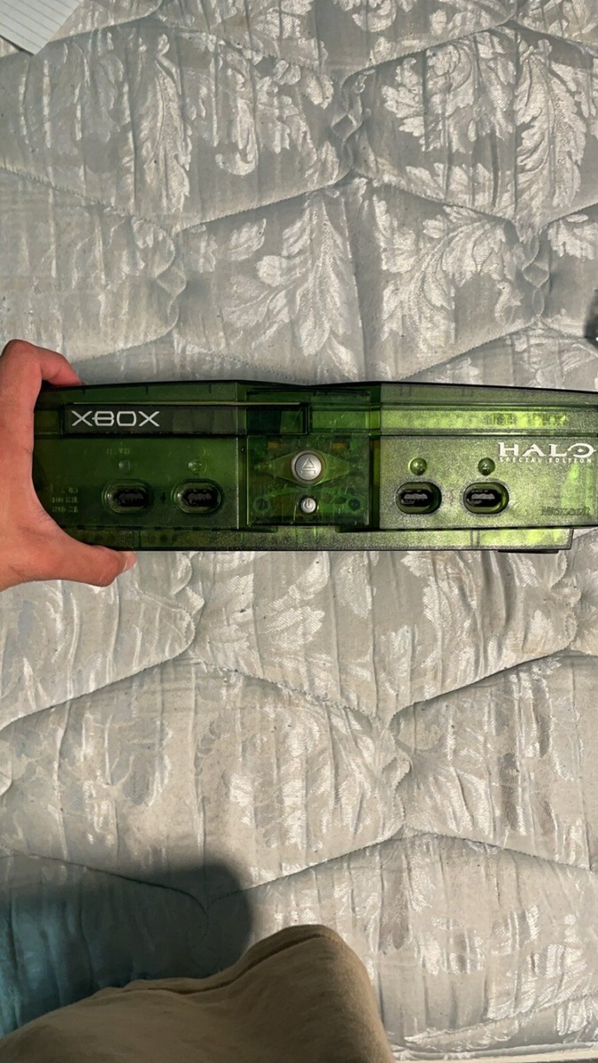 Original Xbox Halo Special Edition Green - Console Only - Rare