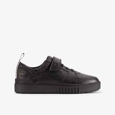 NEW CLARKS BOYS ST SOMERSET LO K Black Leather School Shoes UK SIZE 11G/EUR 29