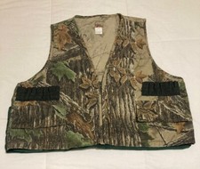 Sports Afield Vintage Outdoor Hunting Men  s Camouflage Zip Up Vest Size XXL