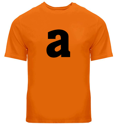 Buchstabe A Alphabet Unisex Herren Damen Tee T-Shirt cool Geschenk Shirts Freizeit Gr. S ~ 3XL - Bild 26 von 32