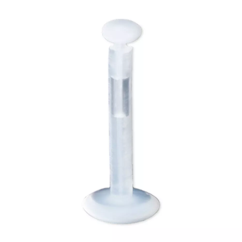1 2 To 0 1 16in Bioflex Retainer Transparent Lip Piercing Labret Push Fit Z244