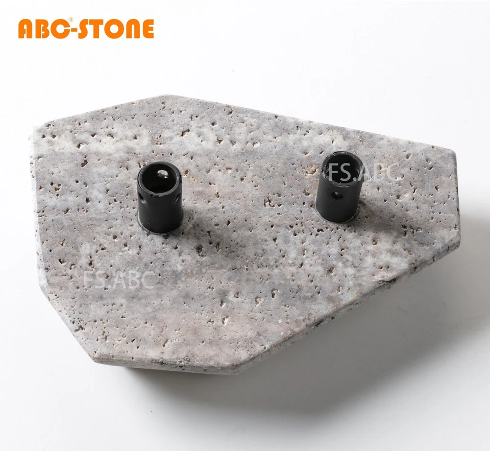 2 piezas manijas de puerta de travertino Galxay de plata natural decorativas vintage Foto 2 de 4