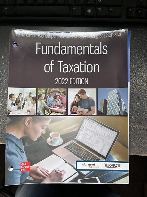 fundamentals of taxation 2022 Edition 