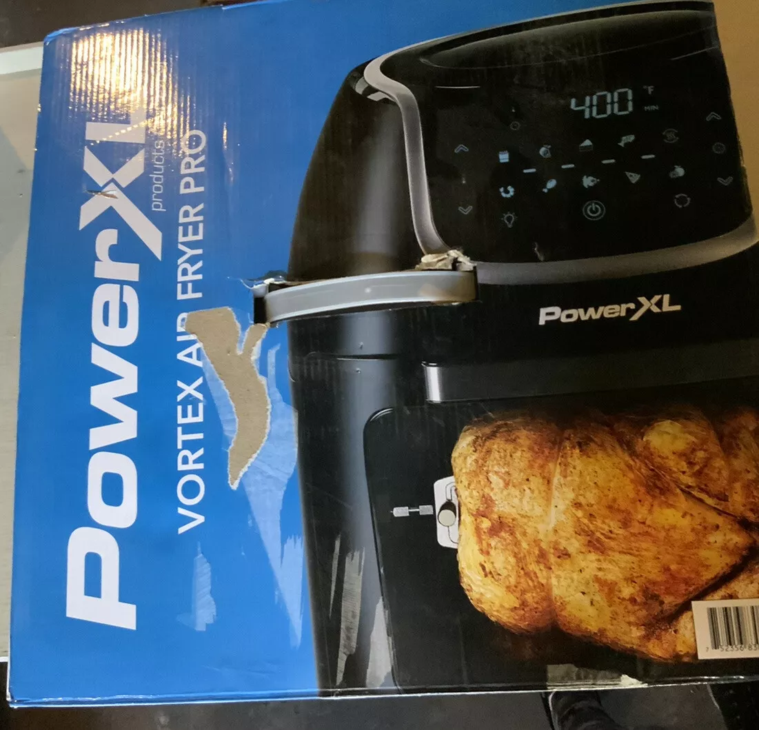 PowerXL Vortex Air Fryer Pro 10qt Black Digital Control Panel 10  Pre-programmed Settings in the Air Fryers department at