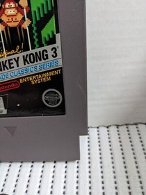 Donkey Kong 3 (1986) NES with Black Case Tested and Working