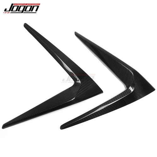 Carbon Front Side Fog light Strip Trim For Lexus IS300 IS350 IS500 F SPORT 2021+ - Picture 10 of 14