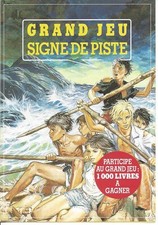 Encart PLV publicité  Tract Signe de Piste GRAND JEU 1989 Joubert Scout 