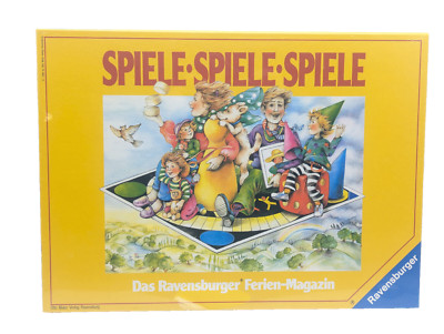 vintage Ravensburger Spielesammlung Gesellschaftsspiel  1990 Neu versiegelt