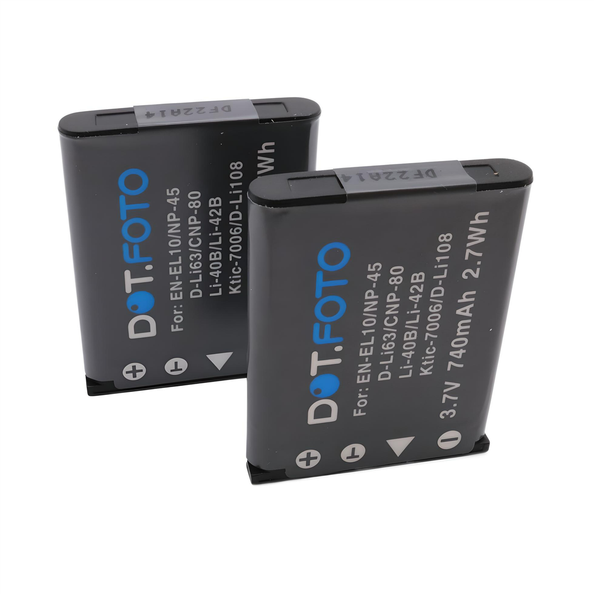 2x EN-EL10 Battery for Nikon Coolpix S230 S520 S570 S600 S700