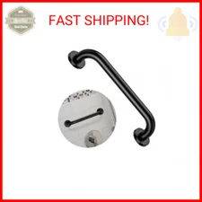 12 Inch Stainless Steel Shower Grab Bar,ZUEXT Oil Rubbed Black Shower Handle,Bat