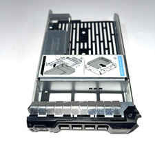 Lot of 4 Dell 2.5  Drive to 3.5  Tray 58CWC OR KGICH W /adapter 9W8C4