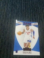 Saddiq Bey Contenders Basketball Draft Class Red Foil Marquee Green, Prestige RC