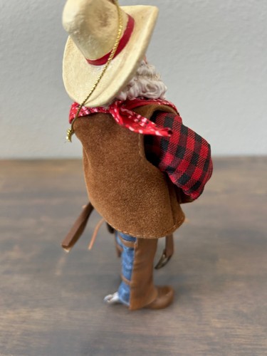 Clothtique Possible Dreams rustikaler Cowboy Weihnachtsschmuck 7 Zoll - Bild 2 von 5