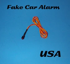 FAKE CAR ALARM LED LIGHT- RED BLINKING THEFT DETERRENT 6V 12V
