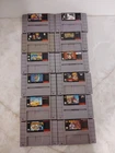 Super Nintendo SNES Video Game Lot Of  12 Untested