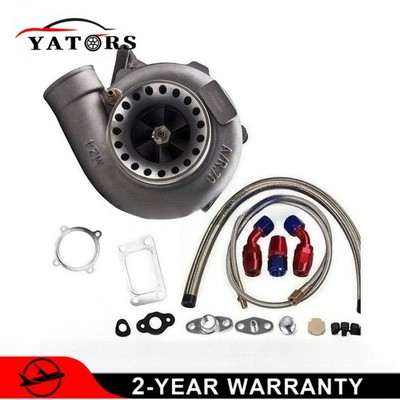 GT35 GT3582 GT3540 T3 AR.70 AR.63 FLOAT BEARING TURBO CHARGER W/Oil line kits