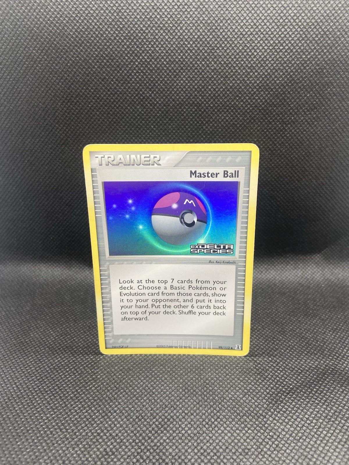 Master Ball 99/113 Ex Delta Species Pokemon English Reverse Holo Stamped 2005