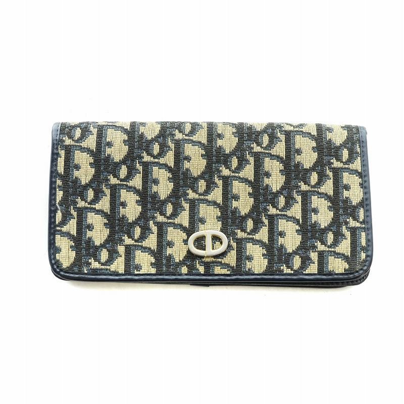 Vintage Christian Dior Trotter Long Wallet in Exclusive Canvas MODELE EXCLUSIF Design-image