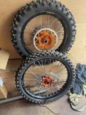 Ktm Set Off Wheels 21 Front And 18 Rear Holins Hubs With 360 Rims