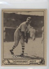 1940 Play Ball Waite Hoyt (Schoolboy on Card) #118 HOF n8a
