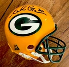 AHMAN GREEN SIGNED GREEN BAY PACKERS RIDDELL MINI HELMET IN PERSON AUTOGRAPH IP