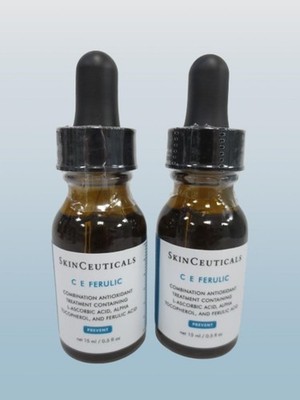 SKINCEUTICALS C E FERULIC ANTIOXIDANT TREATMENT 0.5 OZ NWOB SEALED LOT OF 2