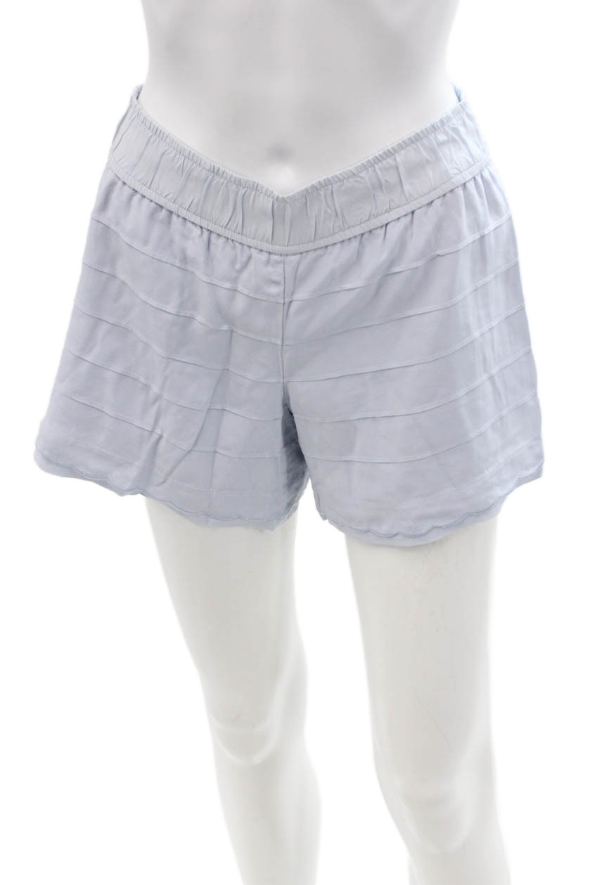 Club Monaco, Unisex Silk Beach Shorts Light Blue Size XSFree Shipping in US $100+ Orders | $6.95 Orders Below