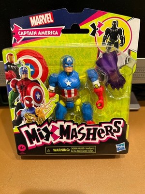 Marvel Mix Mashers CAPTAIN AMERICA 5'' Action Figure FACTORY SEALED