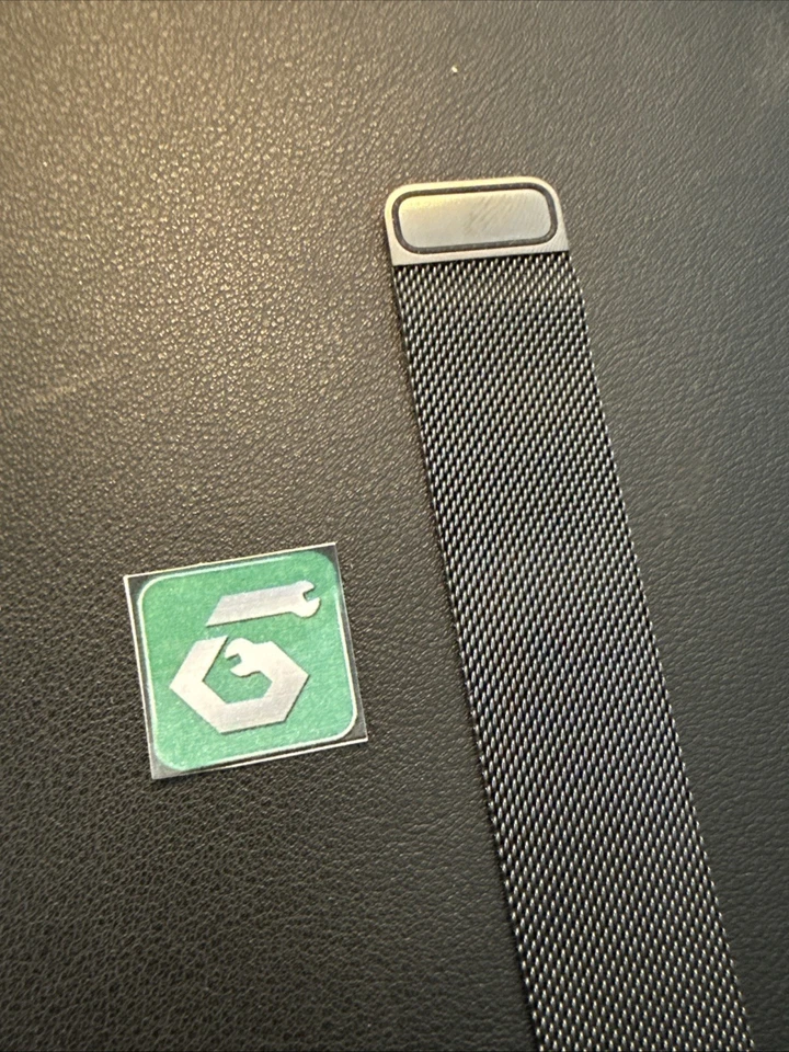 Apple Watch Milanese Loop 44 mm (42/45/49) genuino OEM negro espacial usado Foto 4 de 4