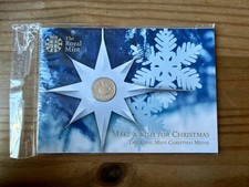 2010 The Royal Mint make a wish for Christmas medal coin