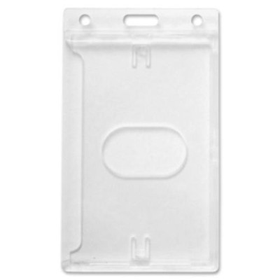 Baumgartens BAU68140 Rigid ID Badge Dispensers 25 Pack Clear