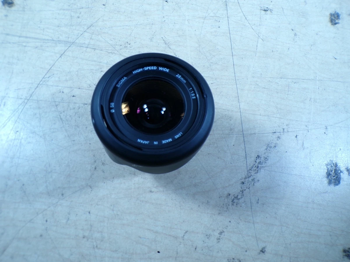 Sigma f/1.8 Camera Lenses 28mm Focal for sale | eBay
