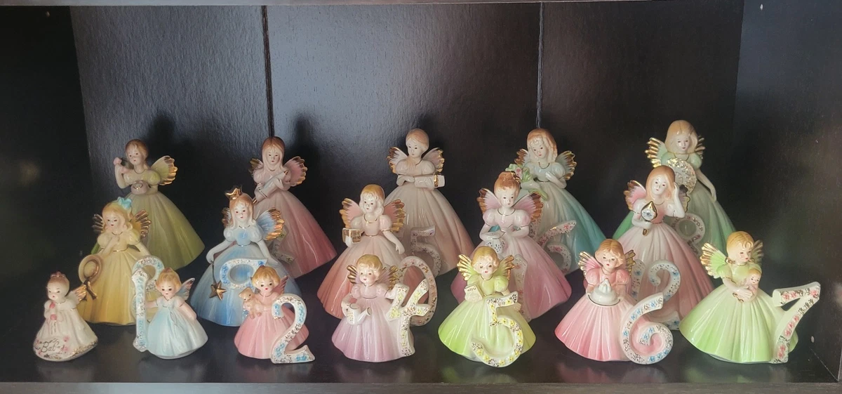 Josef Originals Birthday Girl Angel | Vintage Porcelain Figurine | [Your Choice]