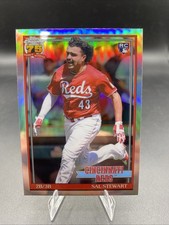 2026 Topps Chrome Sal Stewart 75th Refractor Rc Rookie Reds 91cb-21