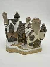 Christmas in Scotland and Dogmanay by David Winter Miniature Hand Made & Painted