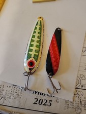 2 Trolling Spoons 1 Por King 1 Unknown