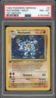 1999 Pokemon GERMAN 1st Edition Base Set Machomei-Machamp Holo 8/102 PSA 8 NM-MT