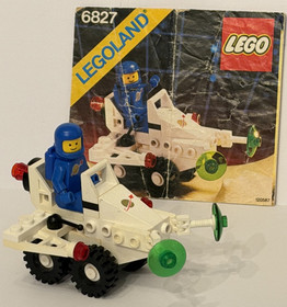 Lego 6802 Space Probe & 6827 Strata Scooter Vintage Complete Lot of 3 Sets