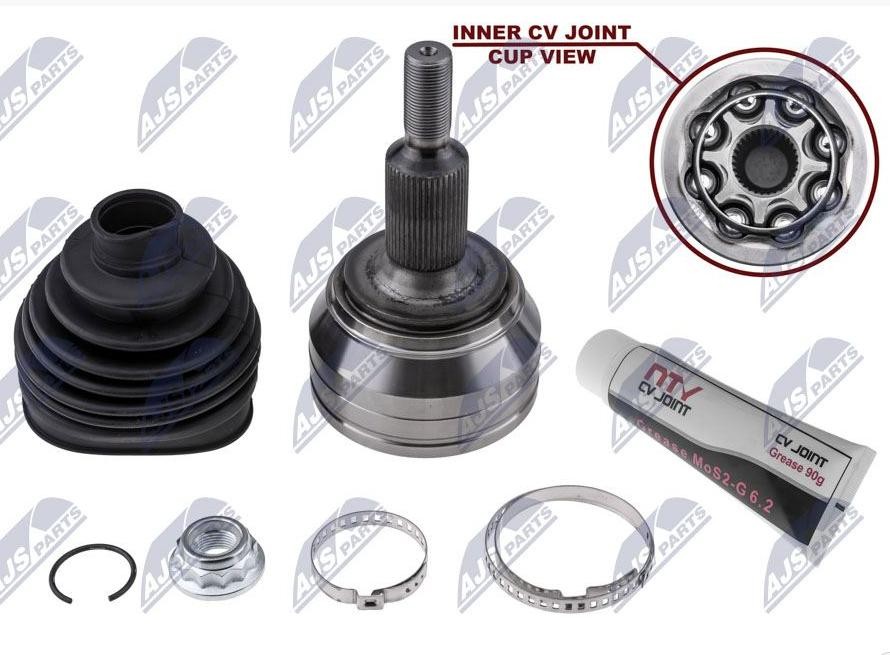 Driveshaft CV joint Front Axle Left NPZ-VW-045 NTY for VW MAN - Image 7
