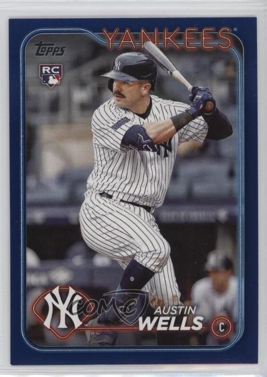 2024 Topps Series 2 Retail Royal Blue Austin Wells #624 1r9g