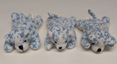 Flonase Nasal Spray Advertising Pharma Promo 4'' Bean Plush Lot of 3
