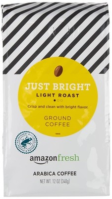 Just Bright Ground Coffee, Light Roast, 12 Oz