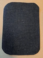 Bondex Iron On Patches Pkg of 2 Navy Blue 5" x 7" NEW