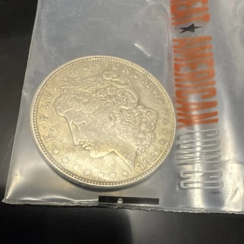 1921 Morgan Silver Dollar $1 Coin 0.9 Fineness Circulated Uncertified Silver